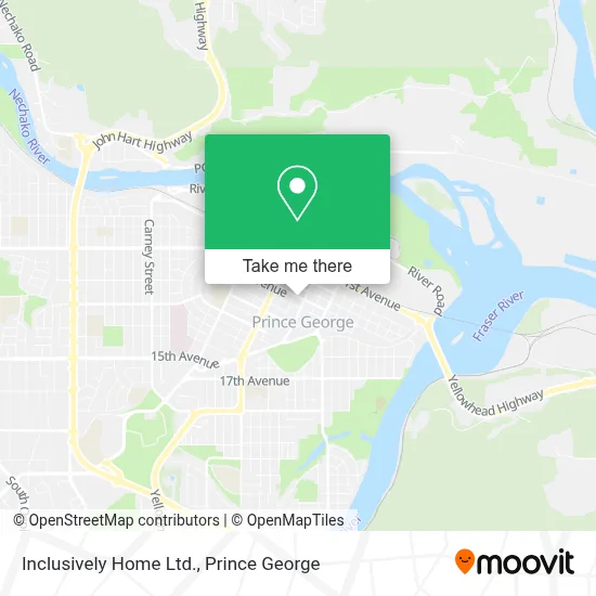 Inclusively Home Ltd. map