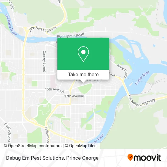 Debug Em Pest Solutions map