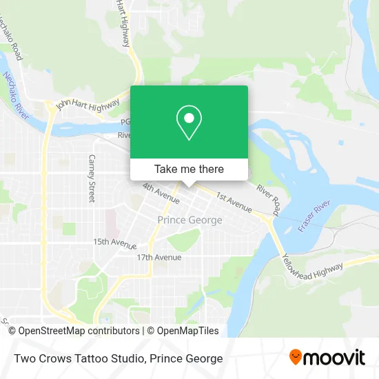 Two Crows Tattoo Studio map