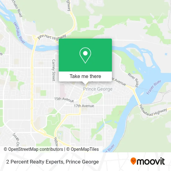 2 Percent Realty Experts map