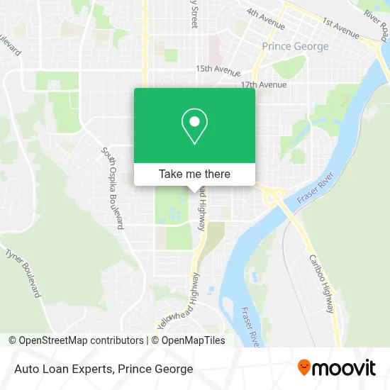 Auto Loan Experts map