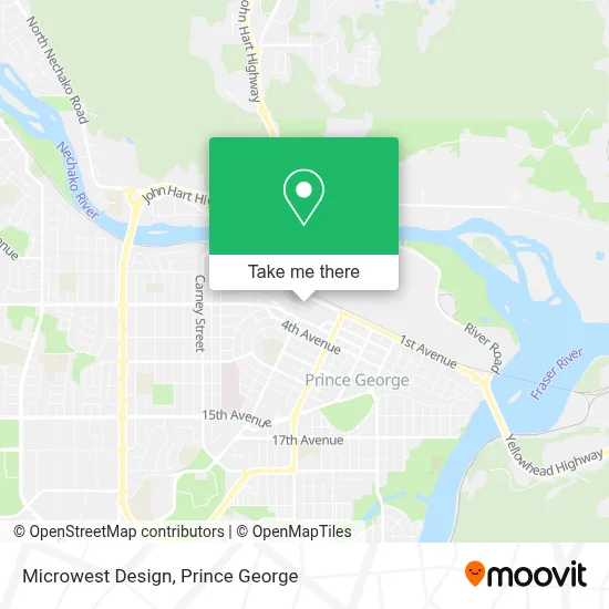 Microwest Design map
