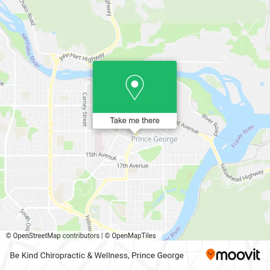 Be Kind Chiropractic & Wellness map