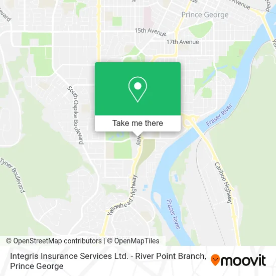 Integris Insurance Services Ltd. - River Point Branch map