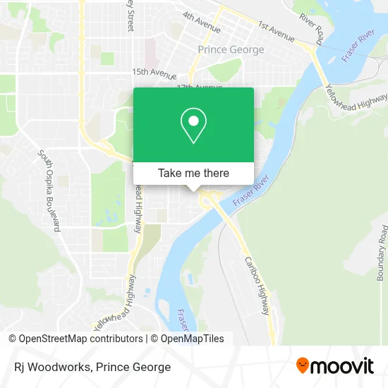 Rj Woodworks map
