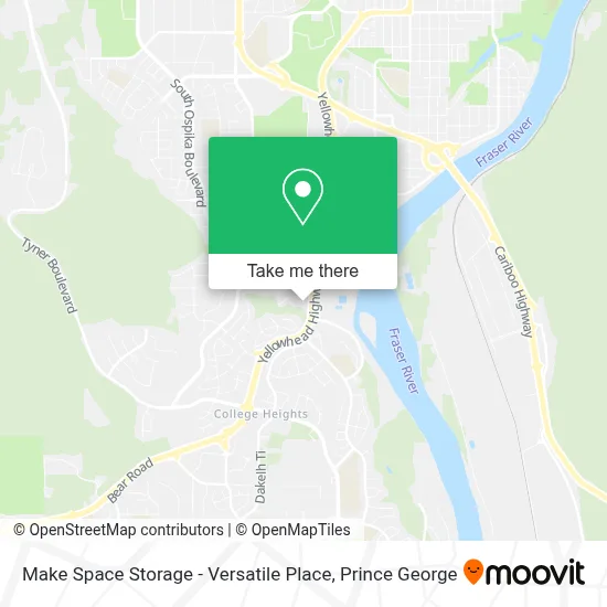 Make Space Storage - Versatile Place map