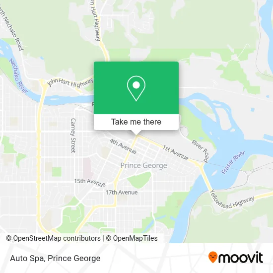 Auto Spa map