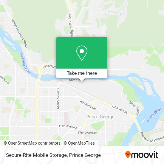 Secure-Rite Mobile Storage map