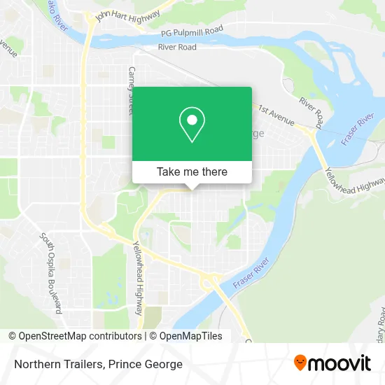 Northern Trailers map