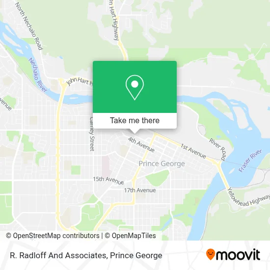 R. Radloff And Associates map