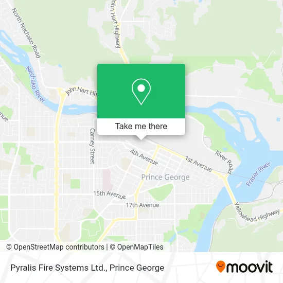 Pyralis Fire Systems Ltd. map