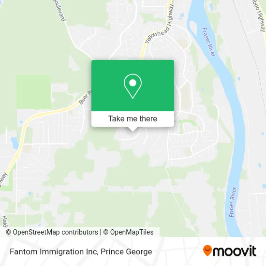 Fantom Immigration Inc map