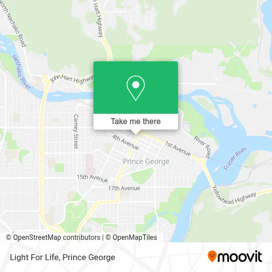Light For Life map