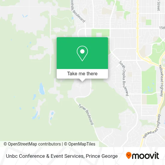 Unbc Conference & Event Services map