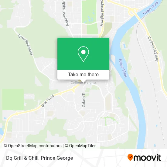 Dq Grill & Chill map