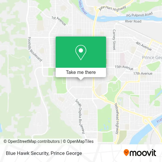 Blue Hawk Security map
