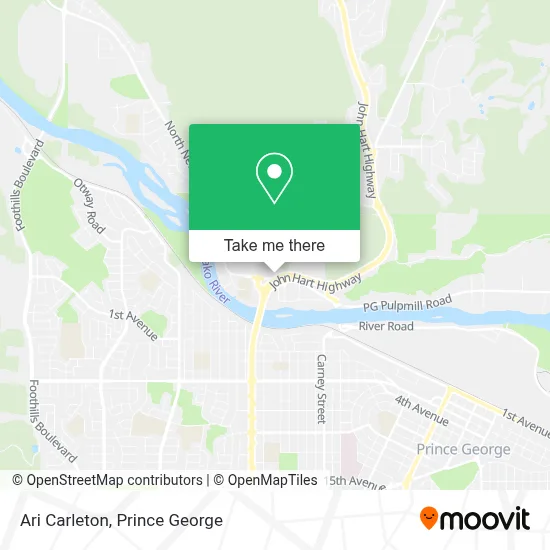 Ari Carleton map