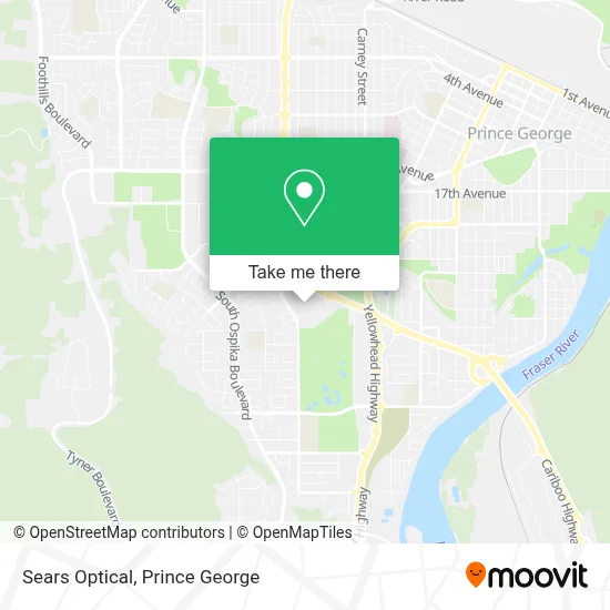 Sears Optical map