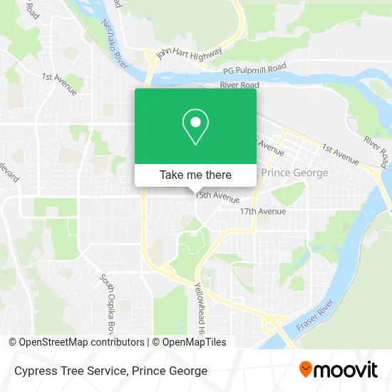 Cypress Tree Service map