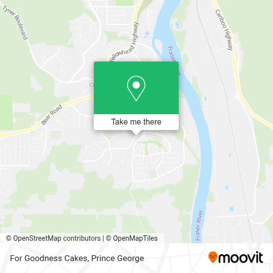 For Goodness Cakes map