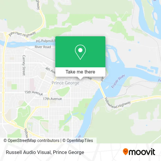 Russell Audio Visual map