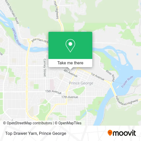 Top Drawer Yarn map