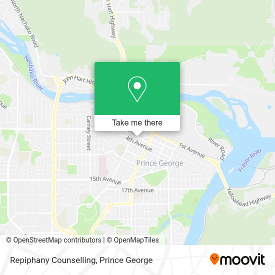 Repiphany Counselling map