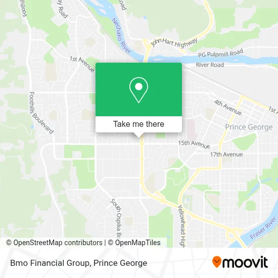 Bmo Financial Group map