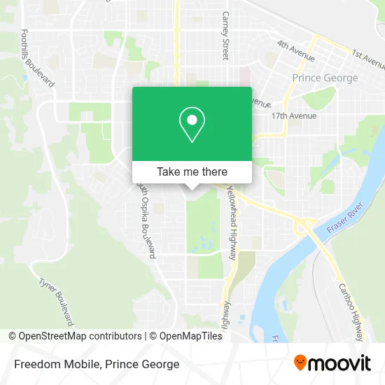 Freedom Mobile map
