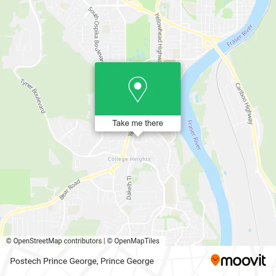 Postech Prince George map
