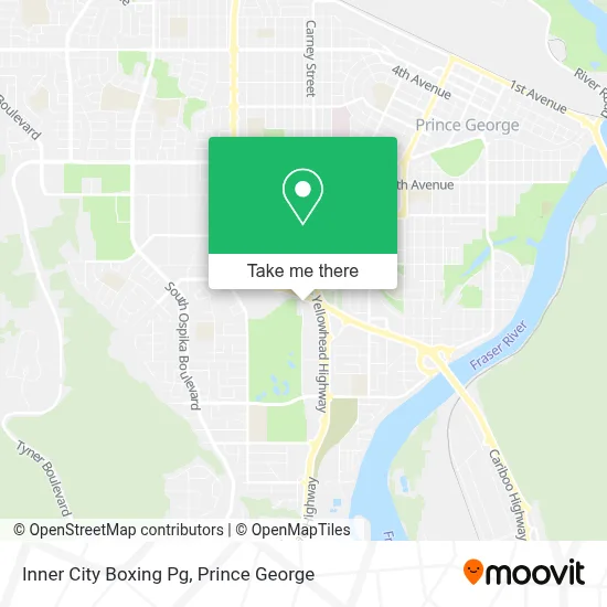 Inner City Boxing Pg map