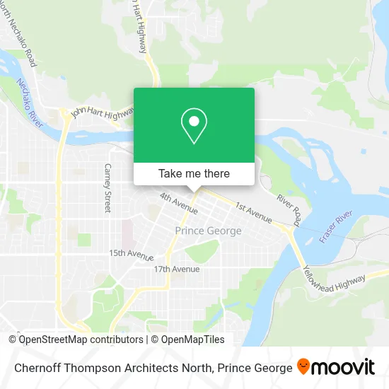 Chernoff Thompson Architects North map