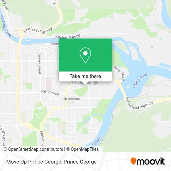 Move Up Prince George map