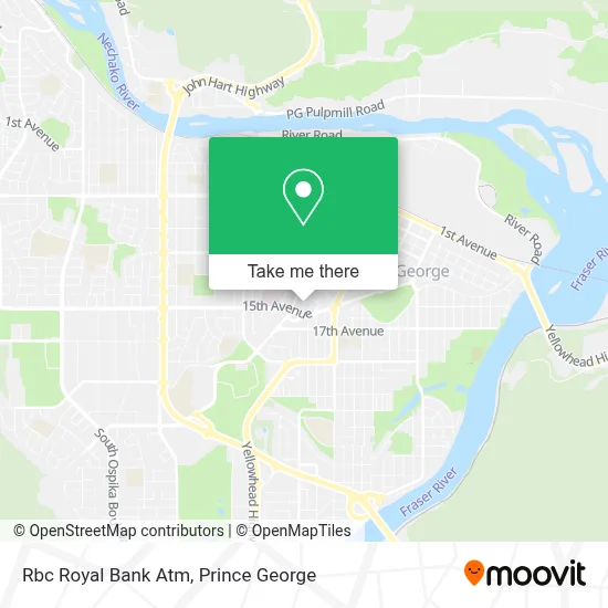 Rbc Royal Bank Atm map