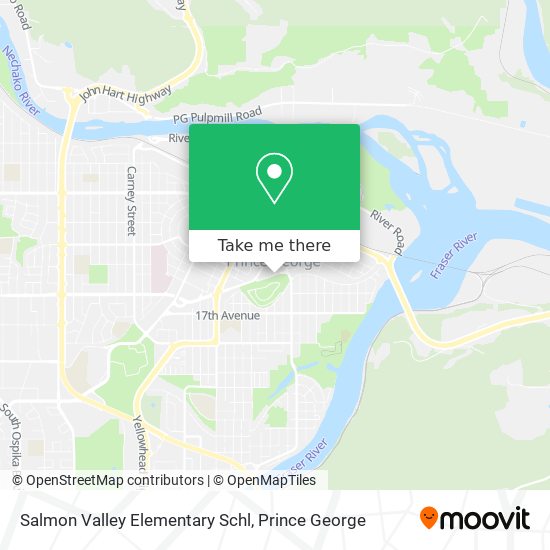 Salmon Valley Elementary Schl map