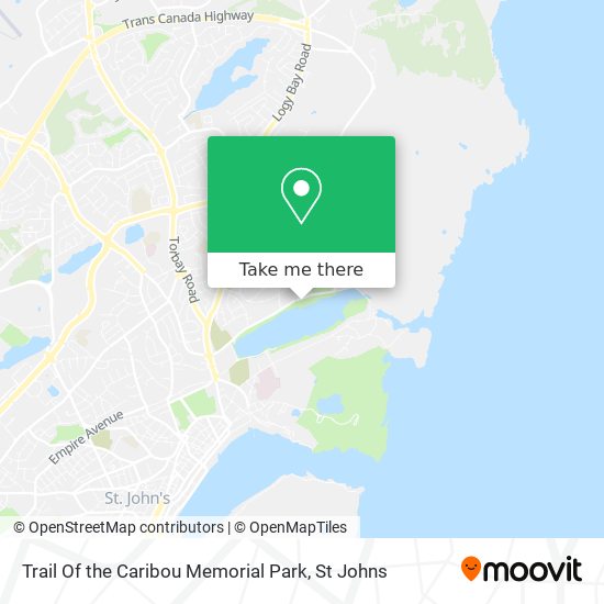Trail Of the Caribou Memorial Park plan