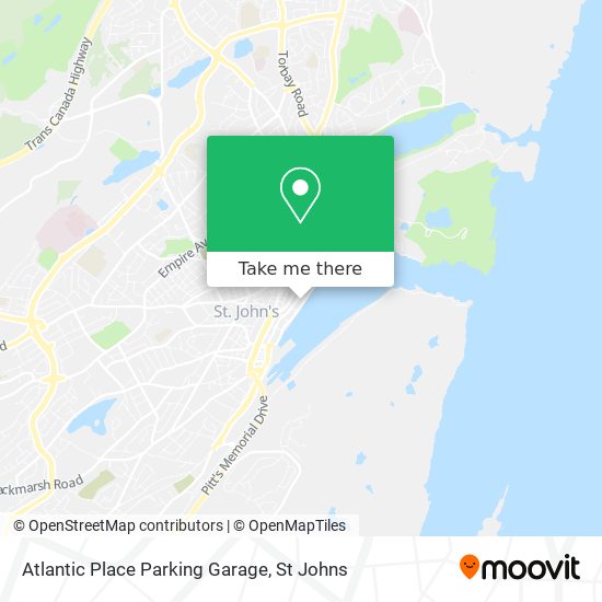 Atlantic Place Parking Garage map