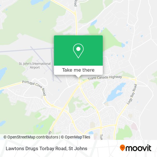 Lawtons Drugs Torbay Road map