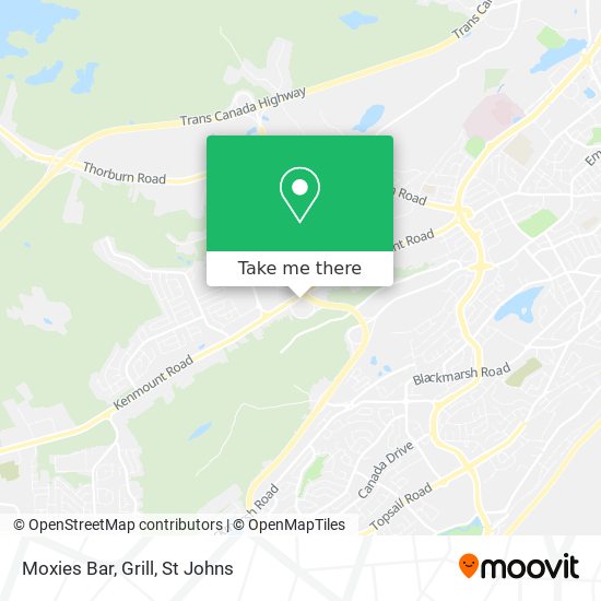Moxies Bar, Grill map