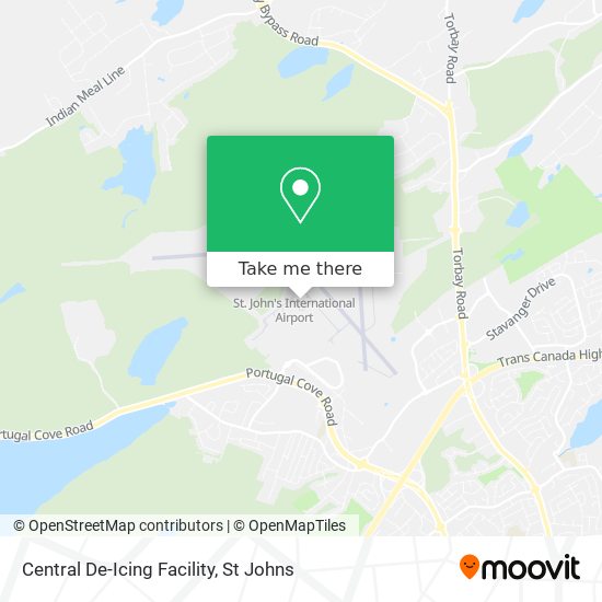 Central De-Icing Facility map