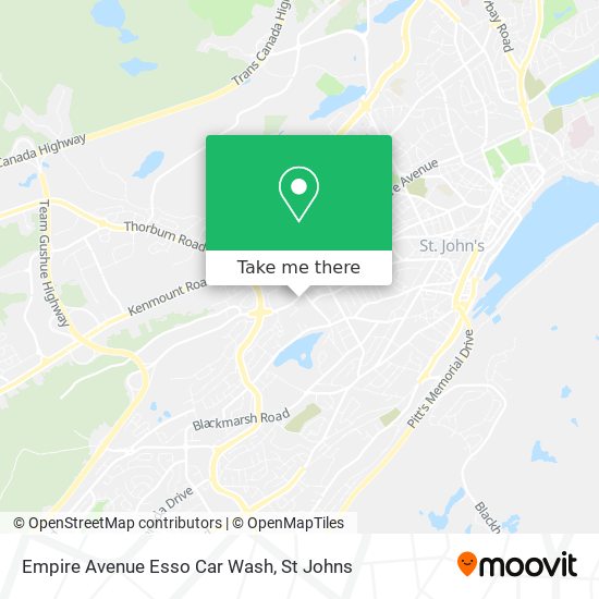 Empire Avenue Esso Car Wash map