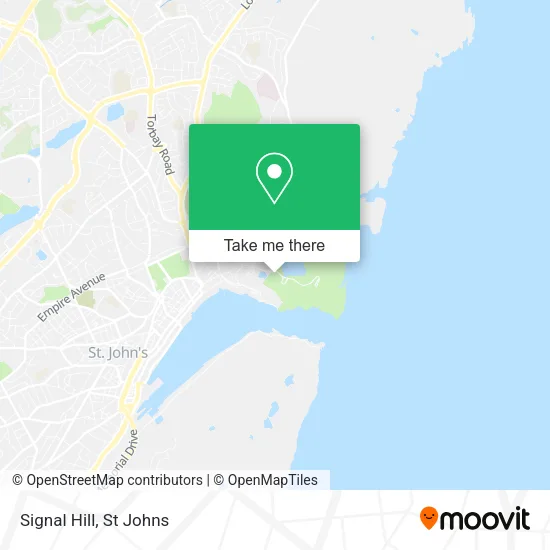 Signal Hill map