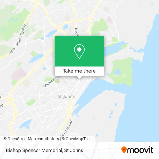 Bishop Spencer Memorial plan