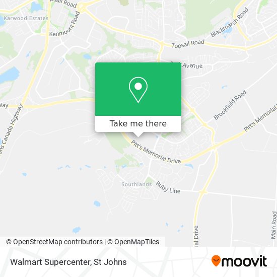 Walmart Supercenter map