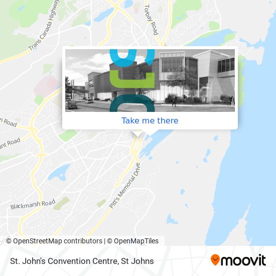 St. John's Convention Centre map