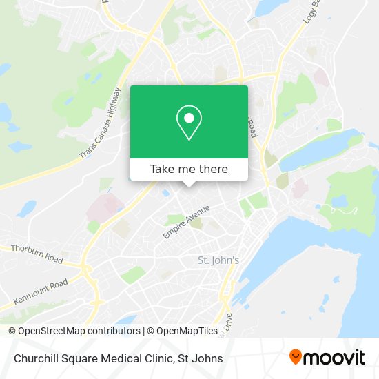 Churchill Square Medical Clinic map