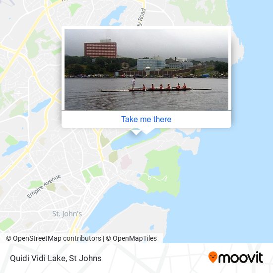 Quidi Vidi Lake map