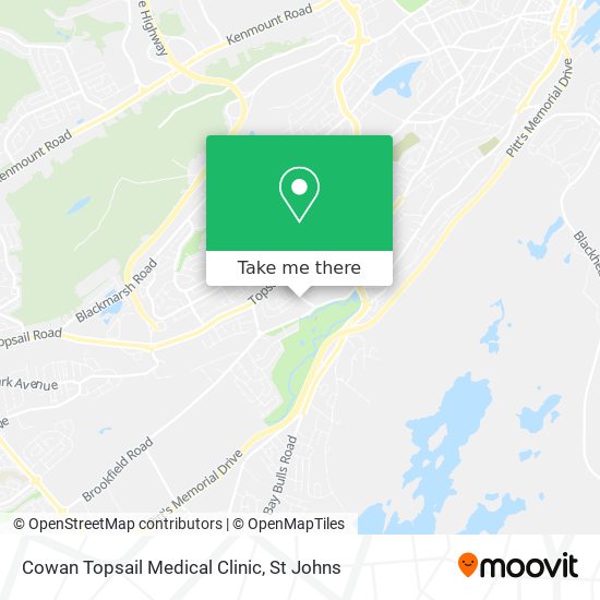 Cowan Topsail Medical Clinic map