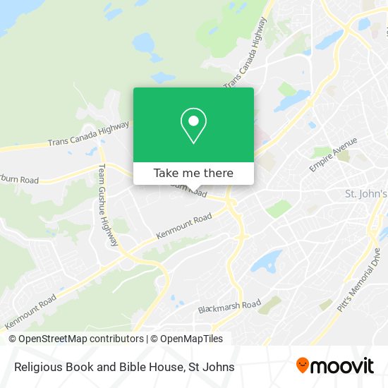 Religious Book and Bible House map