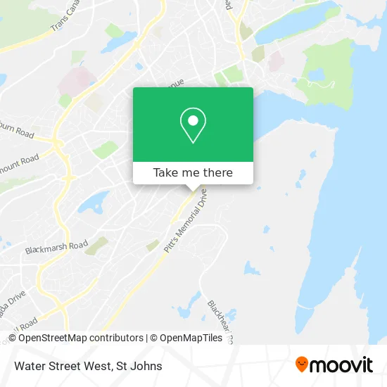Water Street West map